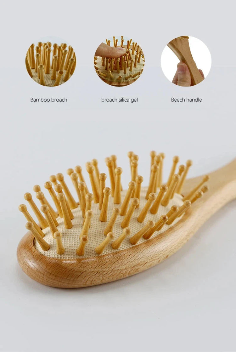 wooden comb
