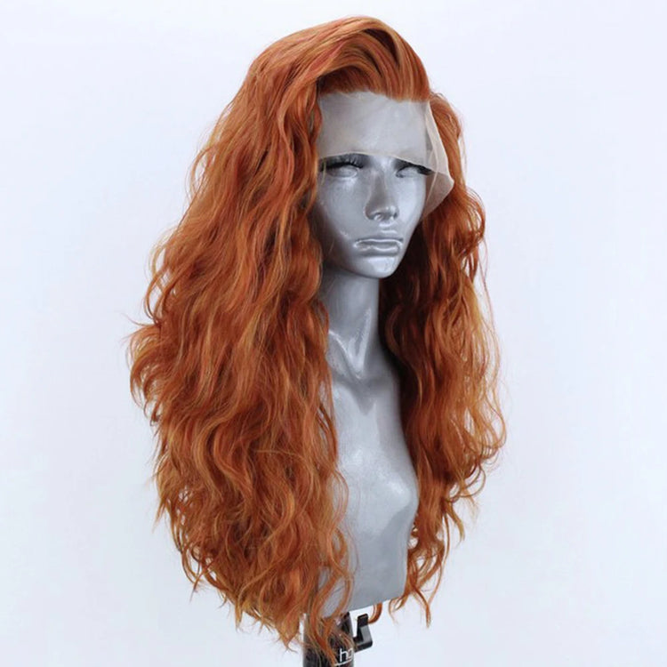 Heat resistant synthetic fiber wig for cosplay and fashion looks