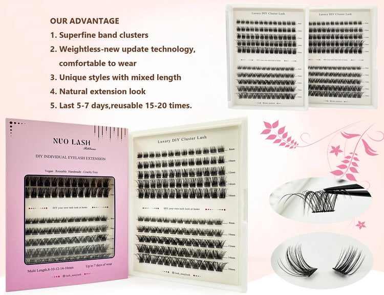 Makeup luxury DIY lash extension kit