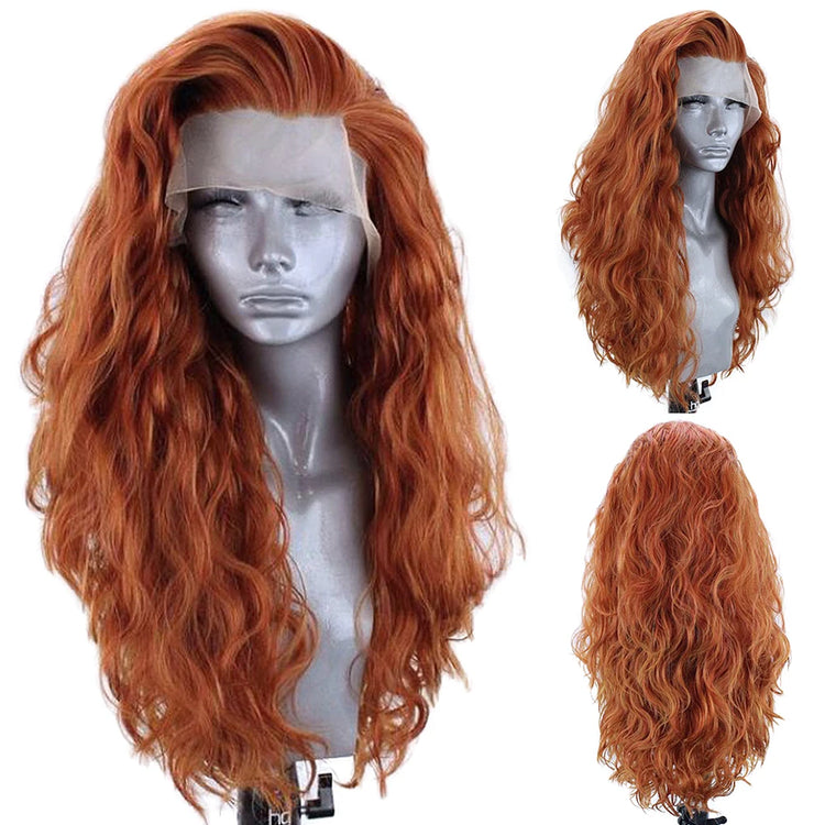Heat resistant synthetic fiber wig for cosplay and fashion looks