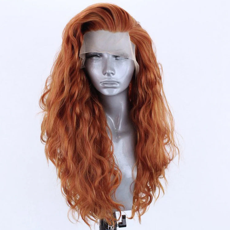 Heat resistant synthetic fiber wig for cosplay and fashion looks