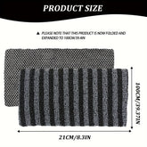Back scrubber with sturdy strap handles for easy grip