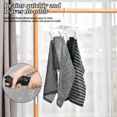 Back scrubber with sturdy strap handles for easy grip