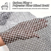 Back scrubber with sturdy strap handles for easy grip
