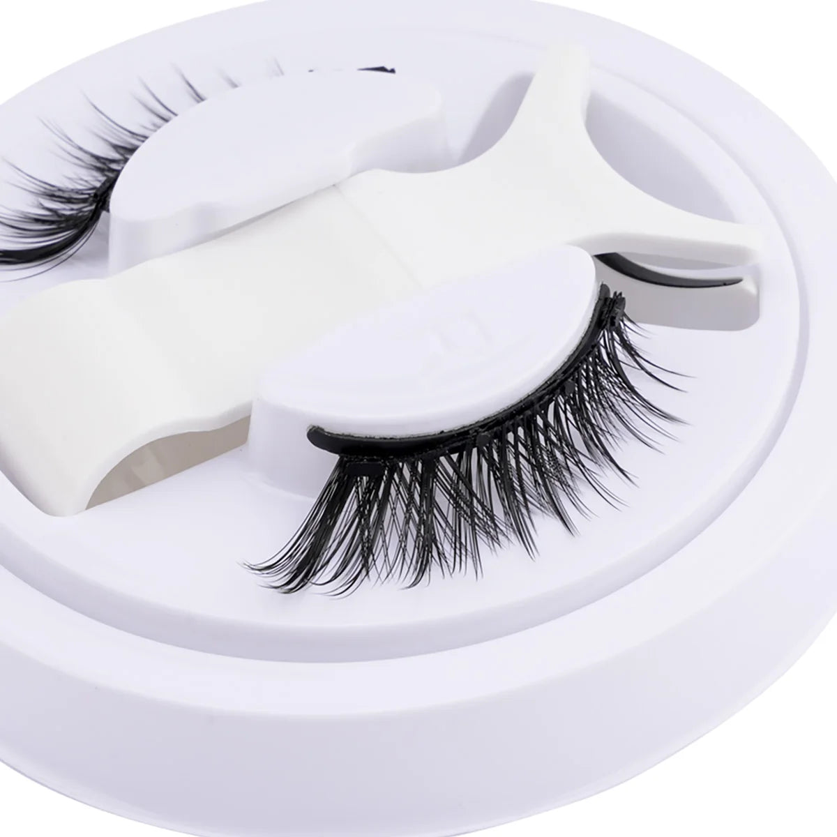 Magnetic Eyelashes – Reusable Faux Mink Natural Lashes with Tweezers Set