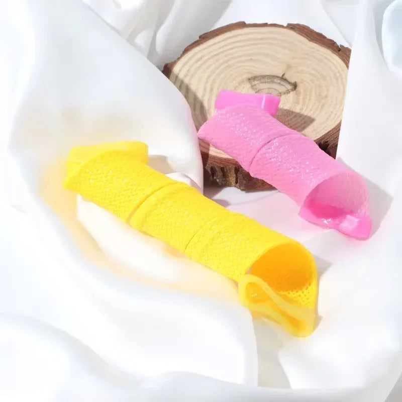 Spiral-shaped heatless hair curlers for no-heat styling and overnight curls.