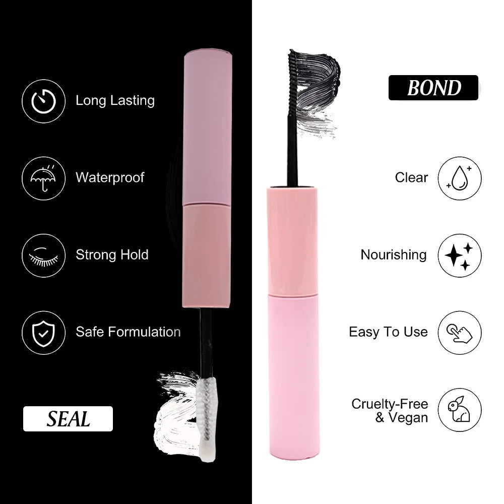Waterproof lash glue for sensitive eyes