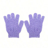  Exfoliating bath products including shower gloves and back scrub towel for deep cleansing and smooth skin.