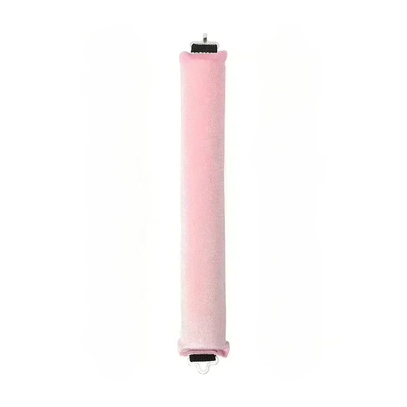 Soft heatless hair curler set with clip and rod