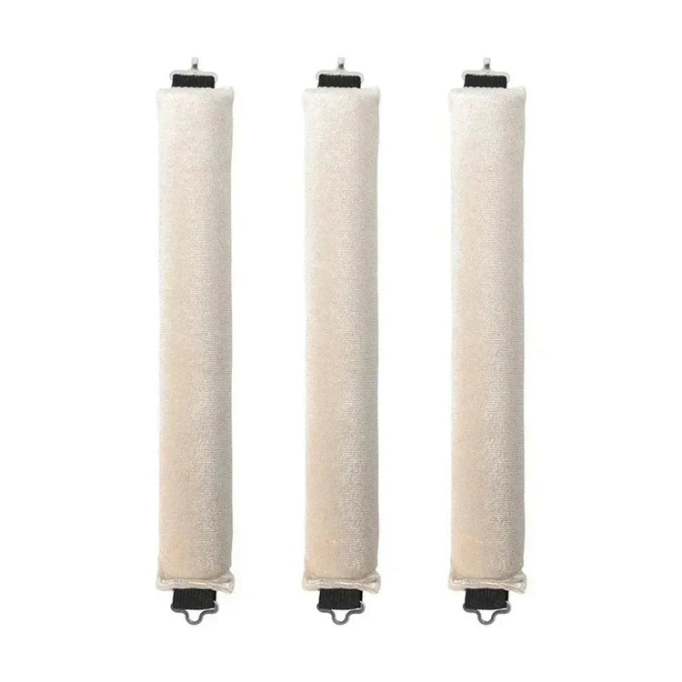 Soft heatless hair curler set with clip and rod