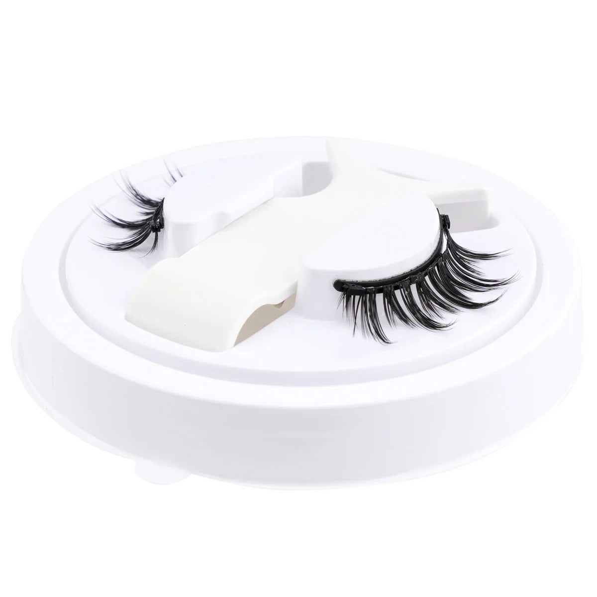 Magnetic Eyelashes – Reusable Faux Mink Natural Lashes with Tweezers Set