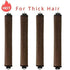 Soft heatless hair curler set with clip and rod