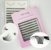 
Premium cluster lash segments for makeup luxury