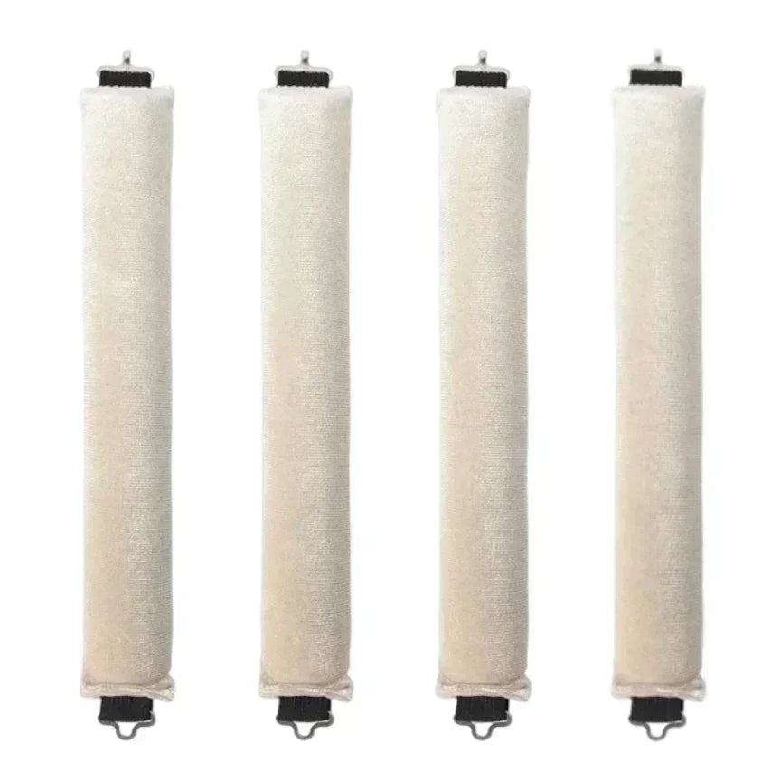 Soft heatless hair curler set with clip and rod