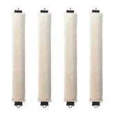 Soft heatless hair curler set with clip and rod