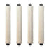 Soft heatless hair curler set with clip and rod