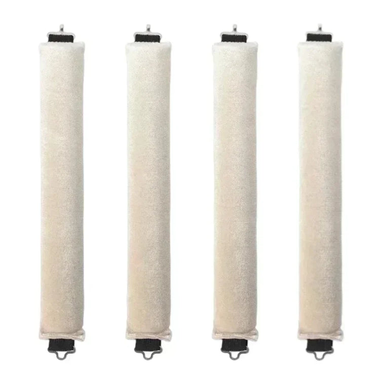 Soft heatless hair curler set with clip and rod