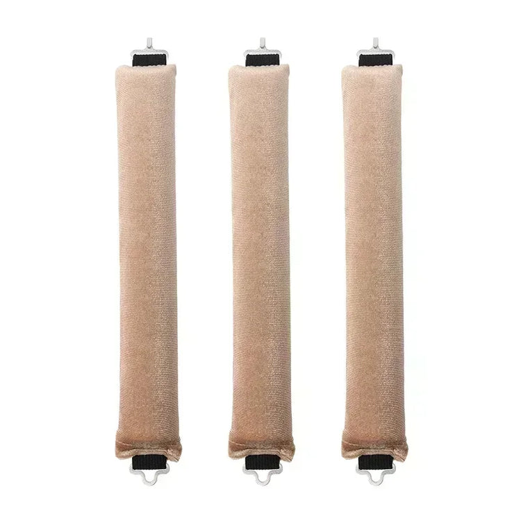 Soft heatless hair curler set with clip and rod