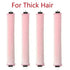 Soft heatless hair curler set with clip and rod