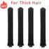 Soft heatless hair curler set with clip and rod