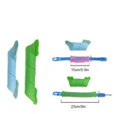 Spiral-shaped heatless hair curlers for no-heat styling and overnight curls.