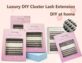 
Premium cluster lash segments for makeup luxury