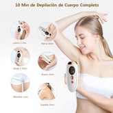  Hair removal for women with painless IPL technology and 999999 flashes for long-term smooth skin.