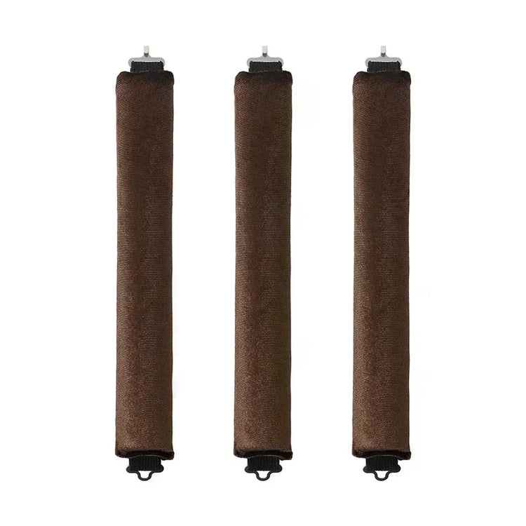 Soft heatless hair curler set with clip and rod