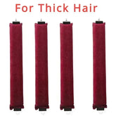 Soft heatless hair curler set with clip and rod