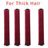 Soft heatless hair curler set with clip and rod