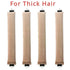 Soft heatless hair curler set with clip and rod