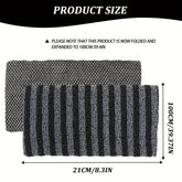 Back scrubber with sturdy strap handles for easy grip