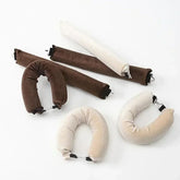 Soft heatless hair curler set with clip and rod