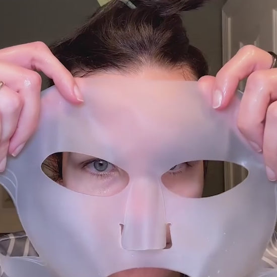 3D Silicone Mask Face Women Skin Care Tool Hanging Ear Face Mask Gel Sheet Reusable Lifting Anti Wrinkle Firming Ear Fixed Tools